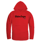 W Republic Script Hoodie Western Oregon Wolves 558-406