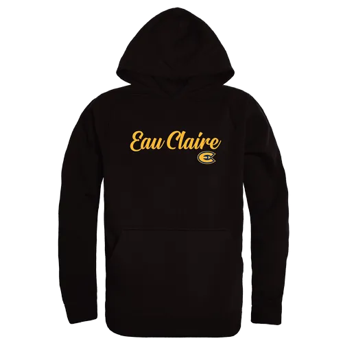 W Republic Script Hoodie Wisconsin Eau Claire Blugolds 558-409