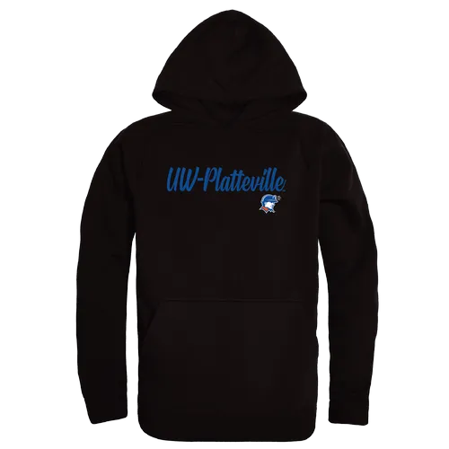 W Republic Script Hoodie Wisconsin Platteville Pioneers 558-410