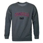 W Republic Dad Crewneck University Of Evansville Purple Aces 562-424