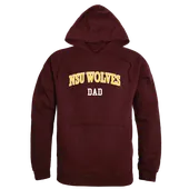 W Republic Dad Hoodie Northern State University Wolves 563-355