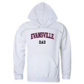 W Republic Dad Hoodie University Of Evansville Purple Aces 563-424