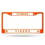 Rico Clemson Tigers Colored Chrome 12 X 6 Orange License Plate Frame Fcc120203or