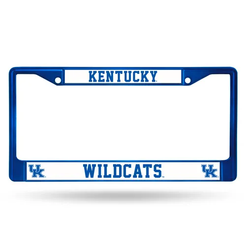 Rico Kentucky Wildcats Colored Chrome 12 X 6 Blue License Plate Frame Fcc190103bl