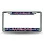 Rico New England Patriots Glitter Chrome License Plate Frame Fcgl1501