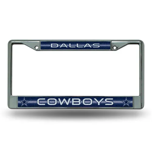 Rico Dallas Cowboys Glitter Chrome License Plate Frame Fcgl1801