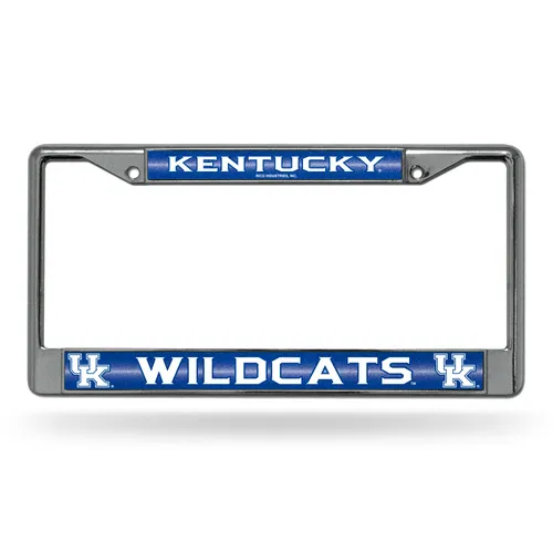 Rico Kentucky Wildcats Glitter Chrome License Plate Frame Fcgl190102