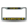 Rico Iowa Hawkeyes Glitter Chrome License Plate Frame Fcgl250101