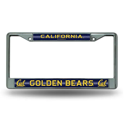 Rico Cal Berkeley Golden Bears Glitter Chrome License Plate Frame Fcgl290601