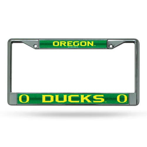 Rico Oregon Ducks Glitter Chrome License Plate Frame Fcgl510103