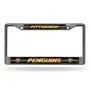 Rico Pittsburgh Penguins Glitter Chrome License Plate Frame Fcgl7202