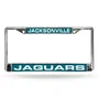 Rico Jacksonville Jaguars Laser Chrome 12 X 6 License Plate Frame Fcl0902