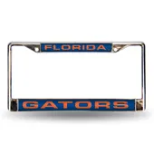 Rico Florida Gators Laser Chrome 12 X 6 License Plate Frame Fcl100101