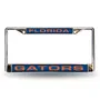 Rico Florida Gators Laser Chrome 12 X 6 License Plate Frame Fcl100101