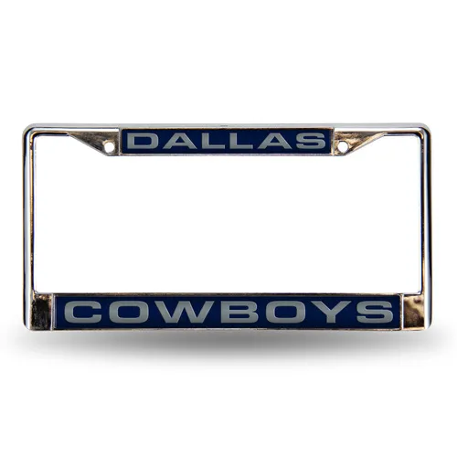 Rico Dallas Cowboys Laser Chrome 12 X 6 License Plate Frame Fcl1801