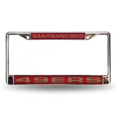 Rico San Francisco 49Ers Laser Chrome 12 X 6 License Plate Frame Fcl1902