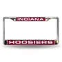 Rico Indiana Hoosiers Laser Chrome 12 X 6 License Plate Frame Fcl200101