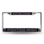 Rico Notre Dame Fighting Irish Laser Chrome 12 X 6 License Plate Frame Fcl200301