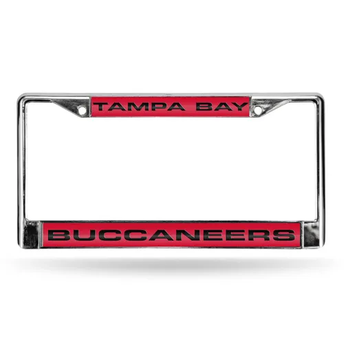 Rico Tampa Bay Buccaneers Laser Chrome 12 X 6 License Plate Frame Fcl2102