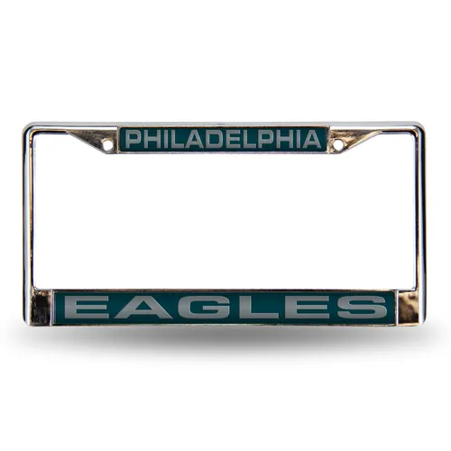 Rico Philadelphia Eagles Laser Chrome 12 X 6 License Plate Frame Fcl2501