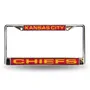 Rico Kansas City Chiefs Laser Chrome 12 X 6 License Plate Frame Fcl2702