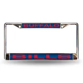 Rico Buffalo Bills Laser Chrome 12 X 6 License Plate Frame Fcl3501