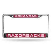 Rico Arkansas Razorbacks Laser Chrome 12 X 6 License Plate Frame Fcl360101