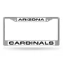 Rico Arizona Cardinals Laser Chrome 12 X 6 License Plate Frame Fcl3602