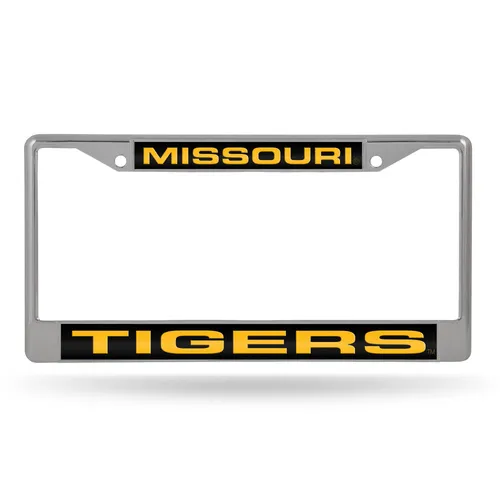 Rico Missouri Tigers Laser Chrome 12 X 6 License Plate Frame Fcl390103