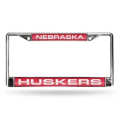 Rico Nebraska Cornhuskers Laser Chrome 12 X 6 License Plate Frame Fcl410103