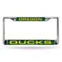 Rico Oregon Ducks Laser Chrome 12 X 6 License Plate Frame Fcl510101