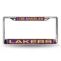 Rico Los Angeles Lakers Laser Chrome 12 X 6 License Plate Frame Fcl82001