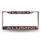 Rico Lsu Tigers Laser Chrome 12 X 6 License Plate Frame Fcla170110