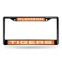 Rico Clemson Tigers Black Laser Chrome 12 X 6 License Plate Frame Fclb120201