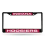 Rico Indiana Hoosiers Black Laser Chrome 12 X 6 License Plate Frame Fclb200101