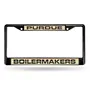Rico Purdue Boilermakers Black Laser Chrome 12 X 6 License Plate Frame Fclb200201