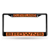 Rico Cleveland Browns Black Laser Chrome 12 X 6 License Plate Frame Fclb2801