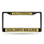 Rico Cal Berkeley Golden Bears Black Laser Chrome 12 X 6 License Plate Frame Fclb290601