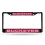 Rico Ohio State Buckeyes Black Laser Chrome 12 X 6 License Plate Frame Fclb300101