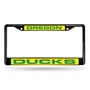 Rico Oregon Ducks Black Laser Chrome 12 X 6 License Plate Frame Fclb510101