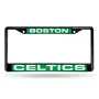Rico Boston Celtics Black Laser Chrome 12 X 6 License Plate Frame Fclb74001