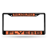 Rico Philadelphia Flyers Black Laser Chrome 12 X 6 License Plate Frame Fclb7401