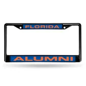 Rico Florida Gators Black Laser Chrome 12 X 6 License Plate Frame Fclba100101