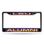 Rico Lsu Tigers Black Laser Chrome 12 X 6 License Plate Frame Fclba170101