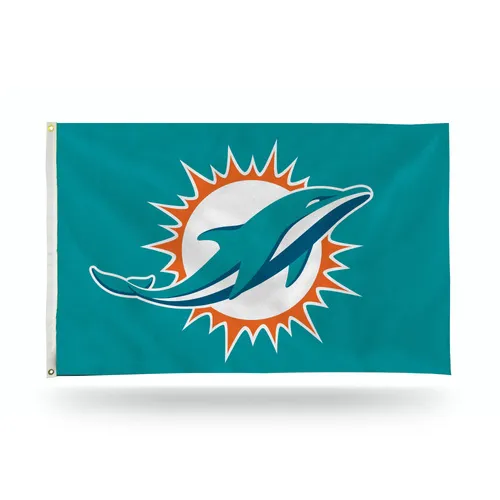 Rico Miami Dolphins 3X5 Premium Banner Flag Fgb1104