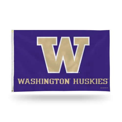 Rico Washington Huskies 3X5 Premium Banner Flag Fgb490205