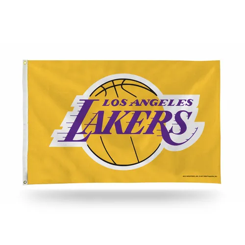 Rico Los Angeles Lakers 3X5 Premium Banner Flag Fgb82004