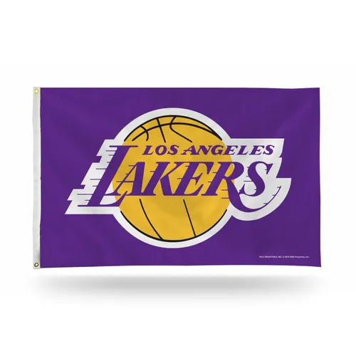 Rico Los Angeles Lakers 3X5 Premium Banner Flag Fgb82005