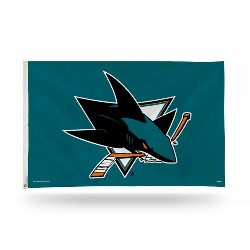 Rico San Jose Sharks 3X5 Premium Banner Flag Fgb9104
