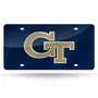 Rico Georgia Tech Yellow Jackets Colored Laser Cut Auto Tag Lzc110302